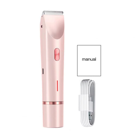 Double-Head Electric Shaver Portable Electric Shaver for Women Rechargeable Ipx7 Waterproof Razor Trimmer for Face Body Bikini
